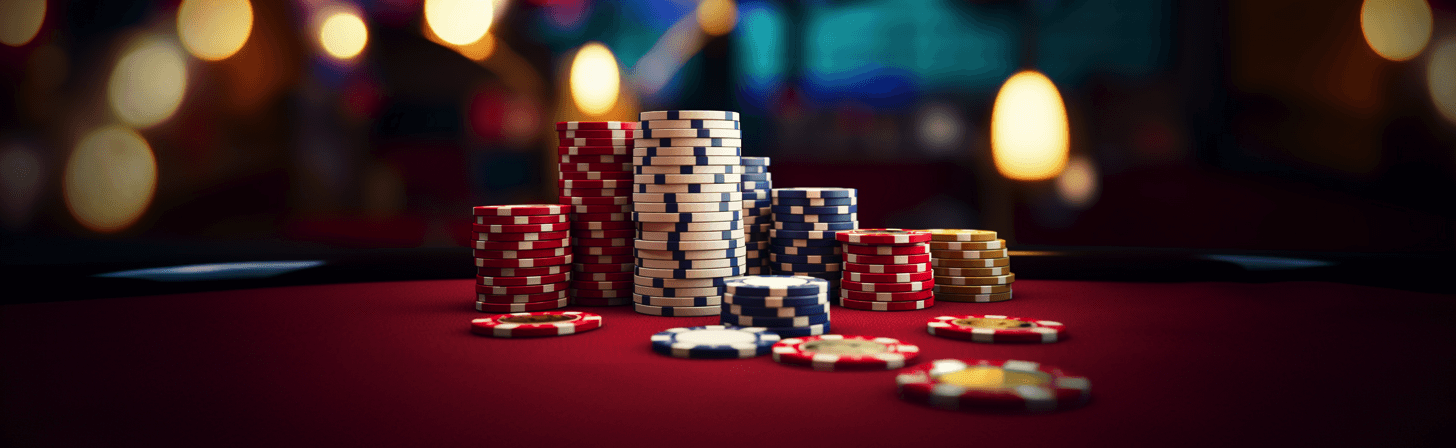 poker chips in casino